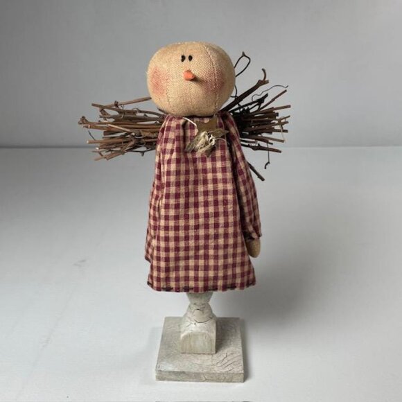 Vintage Honey and Me Primitive Americana Angel Holiday Decor - Picture 2 of 7